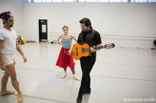 Angel Corella avec Arian Molina Soca et Oksana Maslova.