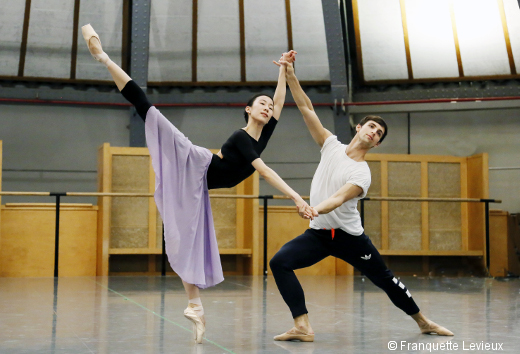 Brahms-Schönberg Quartet de George Balanchine - Sae-Eun Park et Marc Moreau en répétition