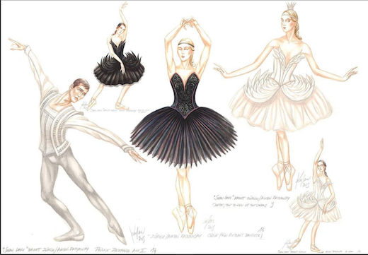 Costumes de Jérôme Kaplan pour le Lac des Cygnes d'Alexeï Ratmansky