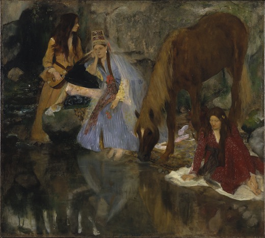 Portrait de Mlle Eugénie Fiocre : à propos du ballet La Source, Edgar Degas, 1868.