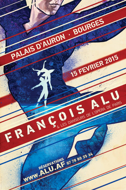 L'affiche du spectacle de François Alu à Bourges