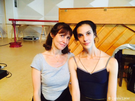 Stage de danse DARC - Isabelle Roddez (professeure de danse classique) avec son assistante Emmanuelle