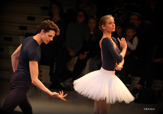 Le Lac des cygnes - Germain Louvet et Léonore Baulac en répétition