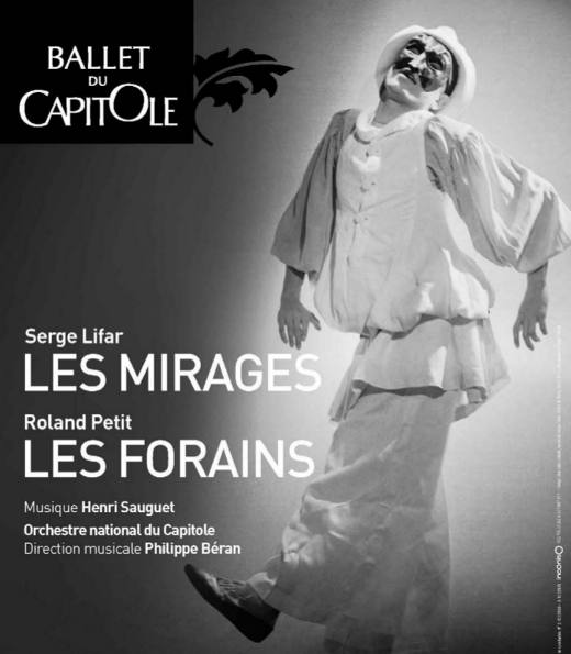Affiche de la soirée Les Mirages/Les Forains - Ballet du Capitole
