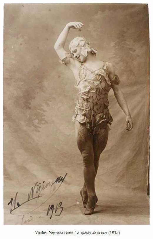 Nijinski dans Le Spectre de la Rose (1911) 